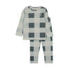 Slate grid pajamas by Bonjoy