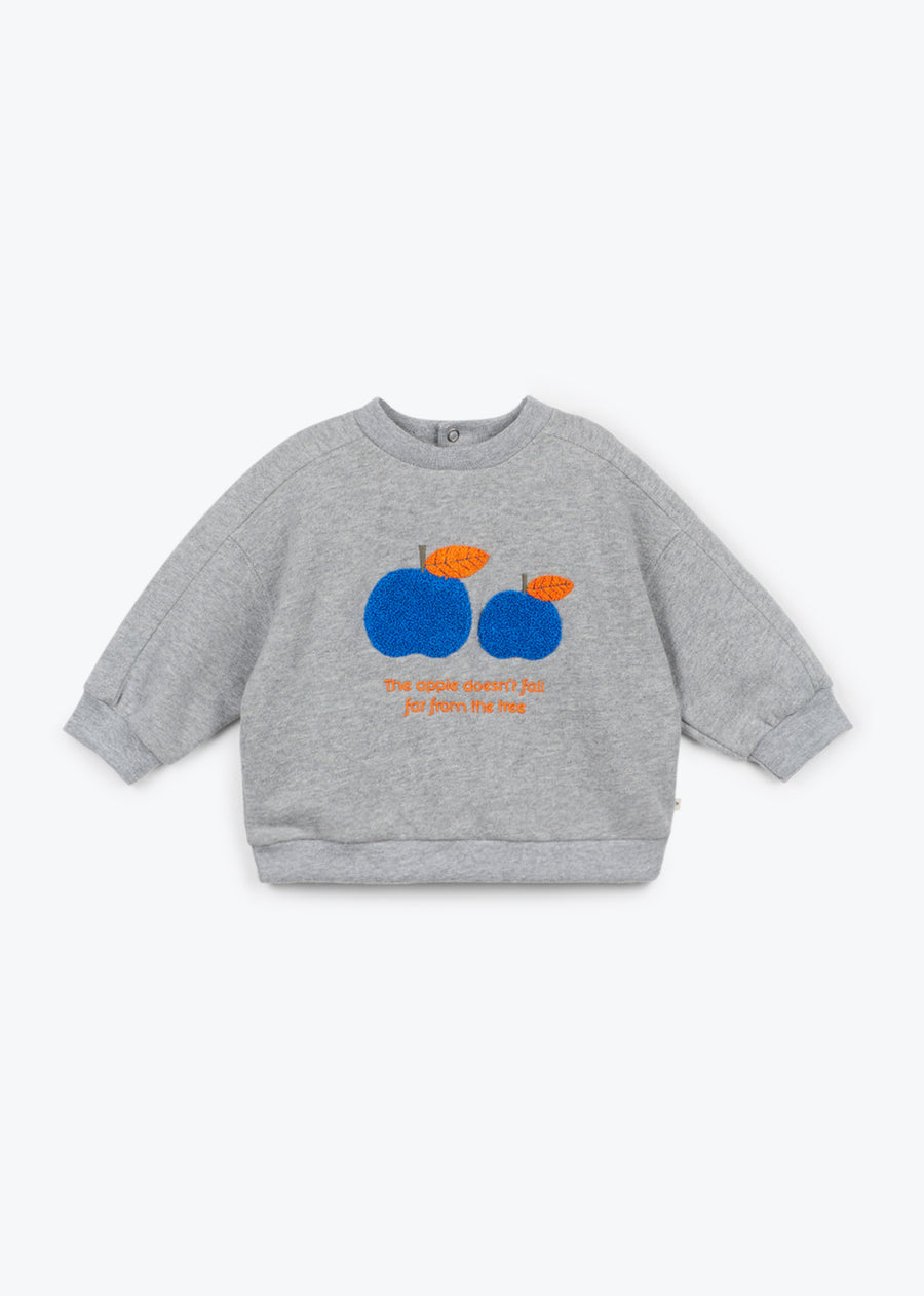 Apple print sweatshirt by Arsene