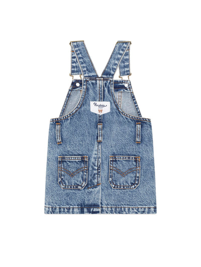 Dreamy Denim Pinafore by Hux Baby