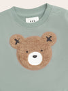 Furry Sweatshirt set by Hux Baby