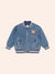 Dreamy Denim Bomber Jacket by Hux Baby