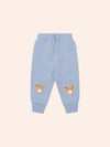 Stone Blue Furry HuxBear Sweat Set by Hux Baby