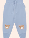 Stone Blue Furry HuxBear Sweat Set by Hux Baby