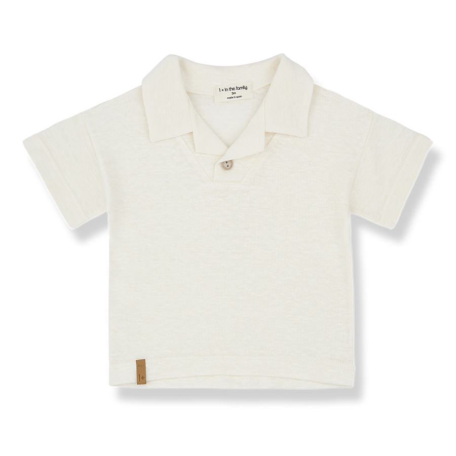 Sandro off white polo by 1 + In The Family