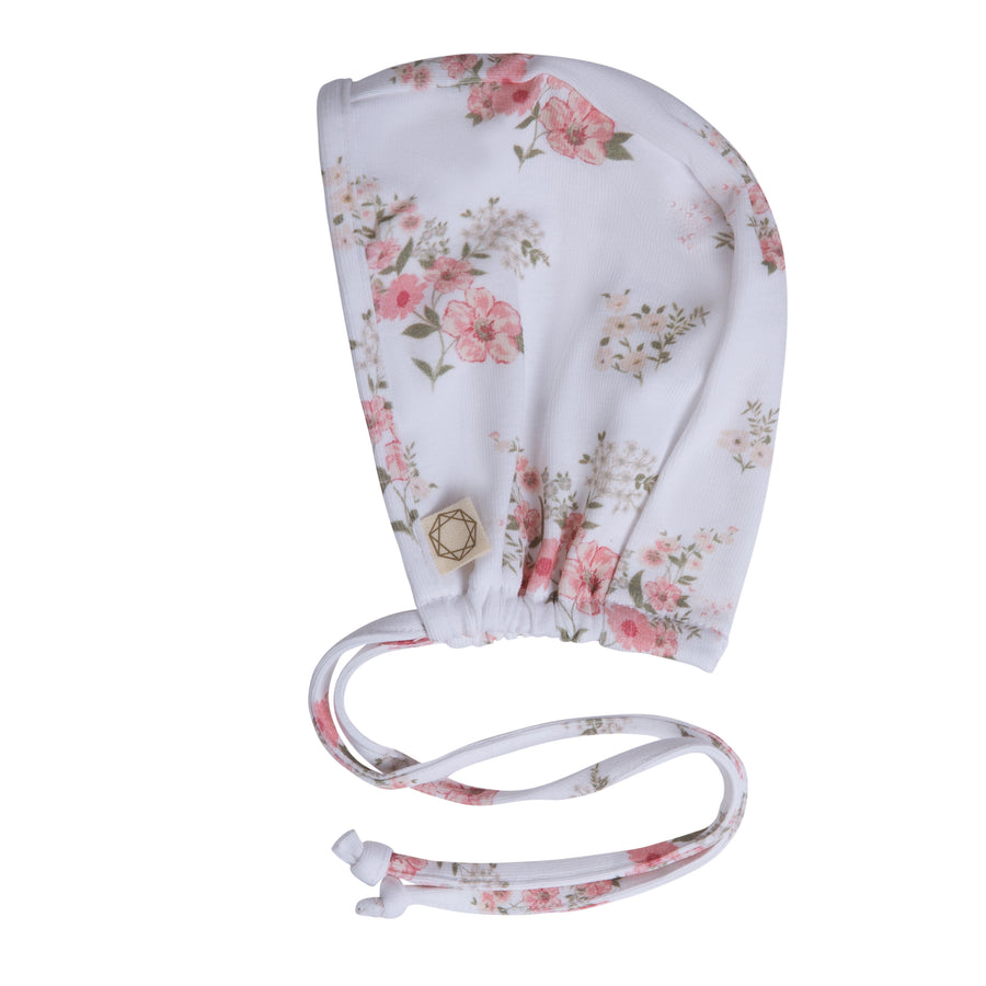 Vintage Floral Bunches Footie & Bonnet by Citrine