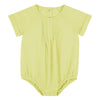 Pin tuck yellow romper by Ra & Da