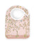 In bloom pink satin bib by Atelier Choux