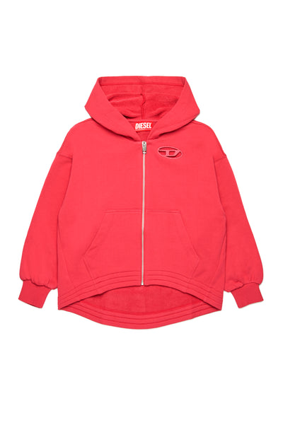 Zip red hoodie by Diesel