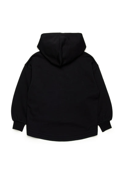 Zip black hoodie by Diesel