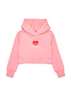 Heart print hoodie by Diesel