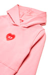 Heart print hoodie by Diesel