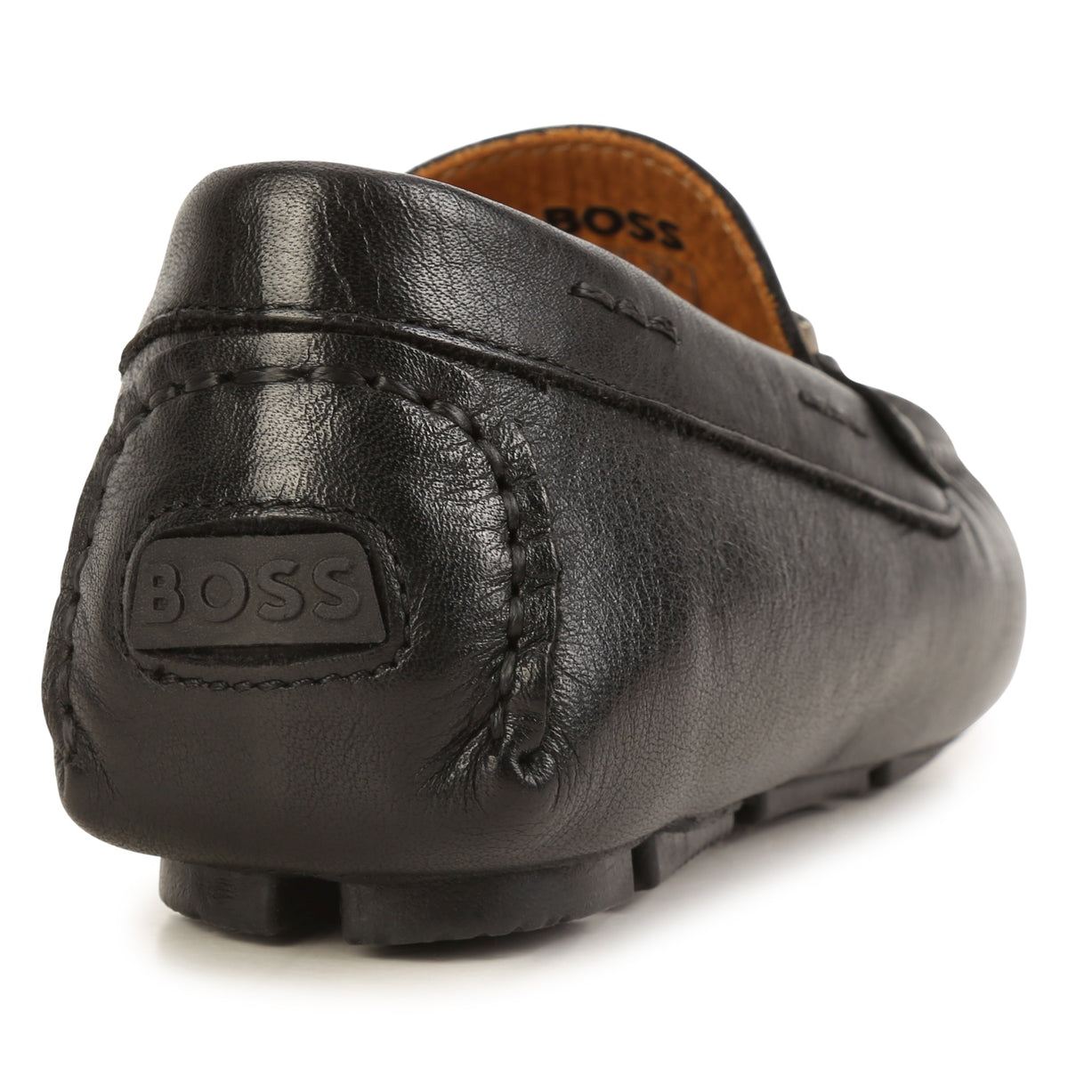 Moccasin black loafers by Hugo Boss– Flying Colors