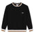 3 color ribbed cuffs sweater by Boss