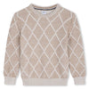 Diamond pattern sweater by Boss