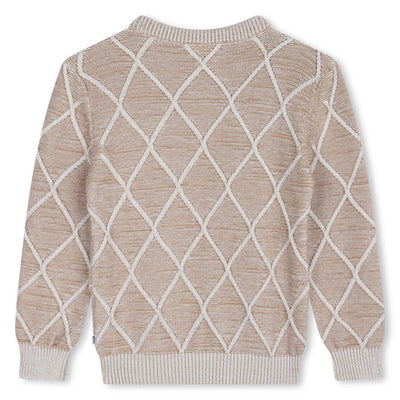 Diamond pattern sweater by Boss