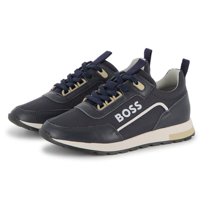 Navy sneakers by Boss