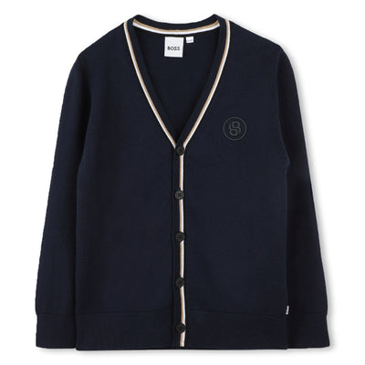 Double B embroidery cardigan by Boss