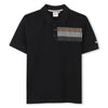 Tricolor black polo by Boss