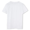 Tricolor white t-shirt by Boss