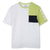 Color block green t-shirt by Boss