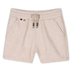 Stone linen cotton shorts by Boss