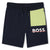 Pique navy shorts by Boss