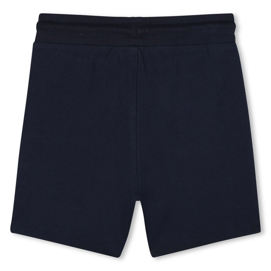 Pique navy shorts by Boss