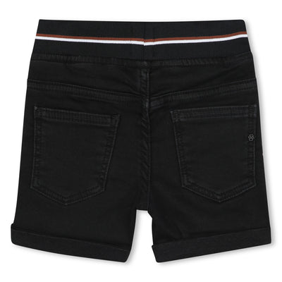 Denim black shorts by Boss