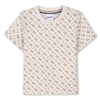 Allover B sand baby t-shirt by Boss