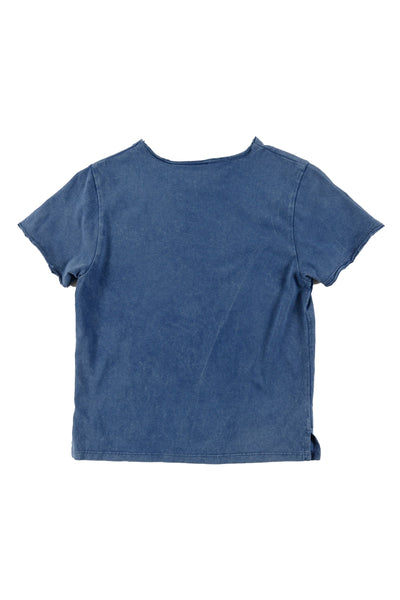 Navy marble dye t-shirt by Loud