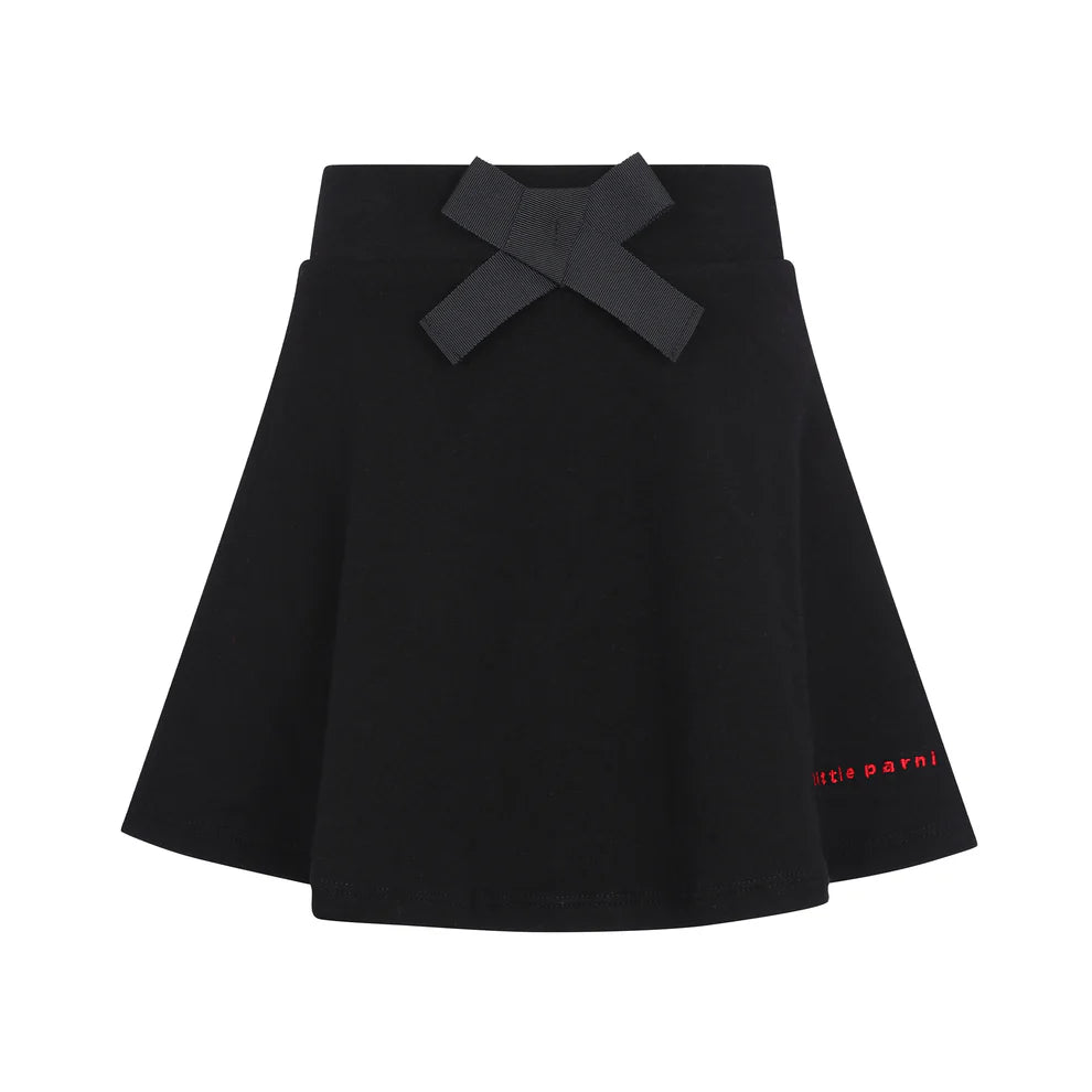 Short black skirt by Little Parni Flying Colors