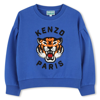 Tiger blue sweatshirt by Kenzo