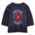 Puff sleeves navy flower t-shirt by Kenzo