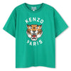 Tiger logo green tee by Kenzo