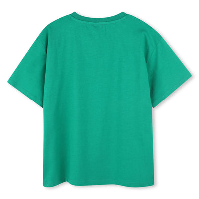 Tiger logo green tee by Kenzo