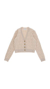 All over logo cardigan by Pinko