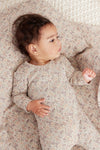 Floral pink blanket by Kipp Baby