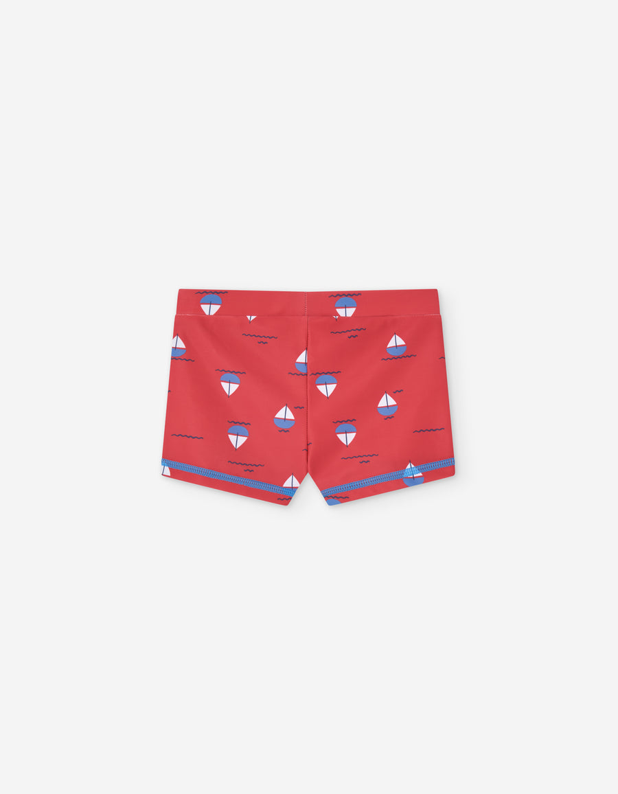 Boat print swim shorts by Losan