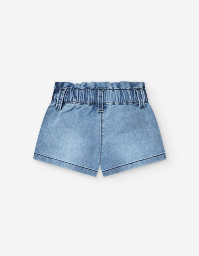 Denim waisted shorts by Losan