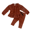 Cuore velvet rust set by Buho