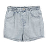 Blue wash shorts by Lil Leggs