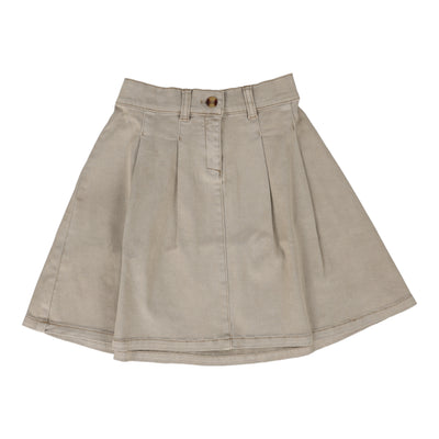 Pleated taupe skirt by Lil Leggs