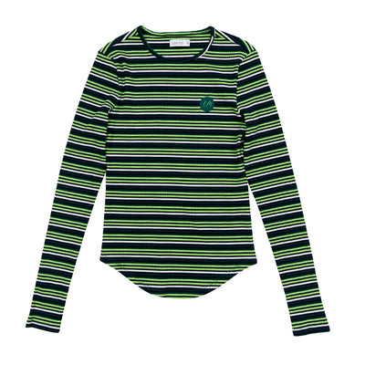 Ella forest stripe tee by Luna Mae