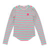 Ria watermelon stripe smiley tee by Luna Mae