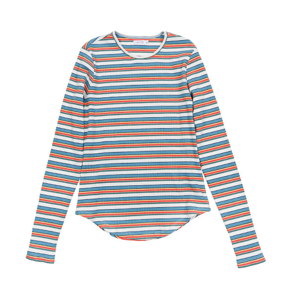 Ella multi striped tee by Luna Mae