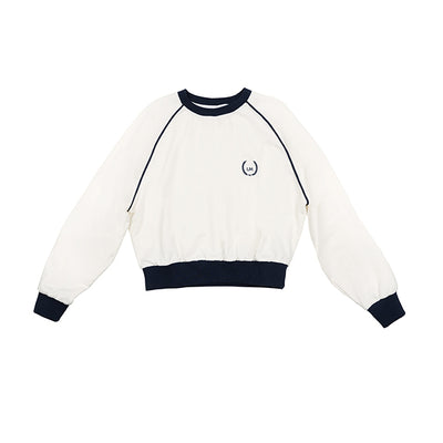 Wren logo navy sweatshirt by Luna Mae