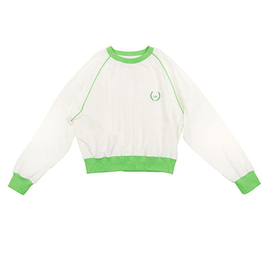 Wren logo lime sweatshirt by Luna Mae