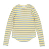 Ella pale yellow stripe tee by Luna Mae