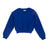 Pearl cropped blue logo sweater by Luna Mae