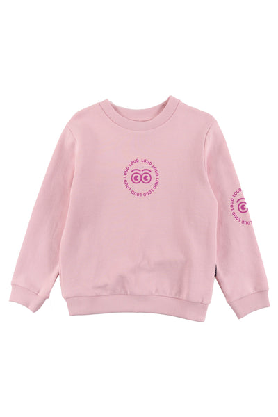 Soft pink sweatshirt by Loud